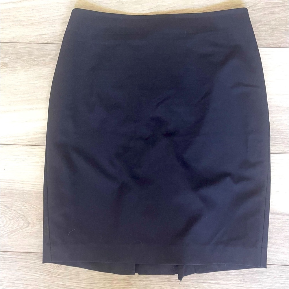 Ann Taylor Skirt 6p Navy Blue